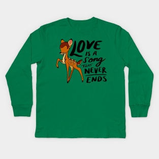 Bambi Kids Long Sleeve T-Shirt